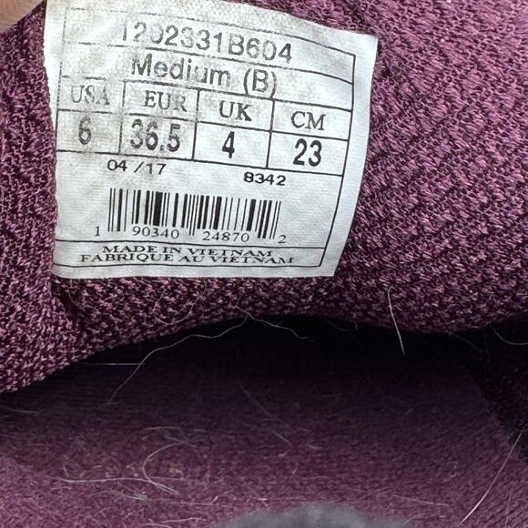 Brooks Cascadia 12 Shoes Womens Size 6 Purple Orange Trail Running Cushion DNA - Picture 12 of 12